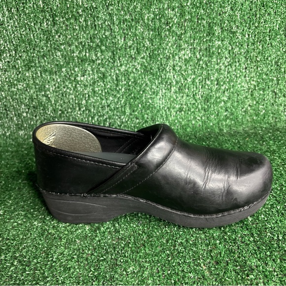 DANSKO XP 2.0 Professional Black Leather Clogs Slip On Comfort Shoes 38 / US 8 - Picture 6 of 12